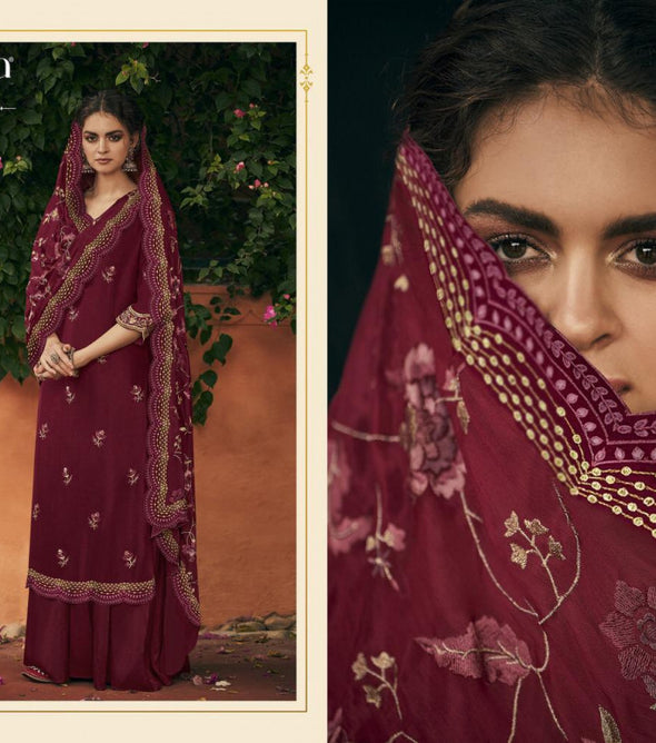 Kimora Morpankh Plazzo Style Designer Suits Catalog