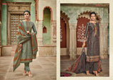 Rani Trendz Kia Chanderi Silk Straight Pattern Suits Catalog