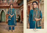 Rani Trendz Kia Chanderi Silk Straight Pattern Suits Catalog