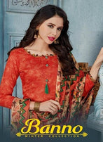 Banno Pashmina Winter Collection Dress Material Catalog