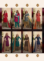 Pakija Pashmina Winter Collection Dress Material Catalog