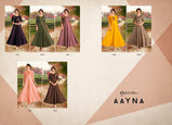 Shubh Nx Aayna Chinon Long Gown Style Kurti Catalog