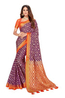 Riya 1 Naylon Blend Banarasi Saree Catalog Collection