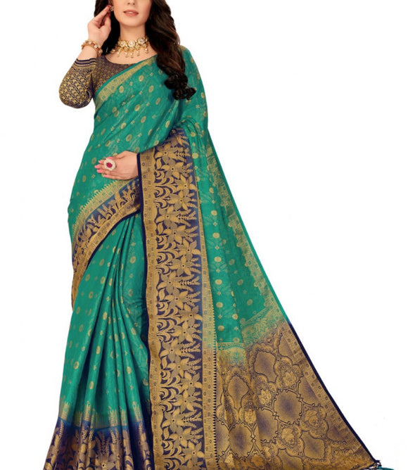 Riya 1 Naylon Blend Banarasi Saree Catalog Collection