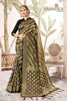 Vaamika  Fashion Kanjivaram Heavy Silk Festive Wear Saree Catalog Collection