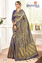 Vaamika Fashion Samparda Heavy Silk Festive Wear Saree Catalog Collection