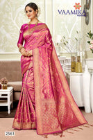 Vaamika Fashion Samparda Heavy Silk Festive Wear Saree Catalog Collection