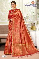 Vaamika Fashion Samparda Heavy Silk Festive Wear Saree Catalog Collection