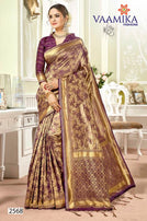 Vaamika Fashion Samparda Heavy Silk Festive Wear Saree Catalog Collection