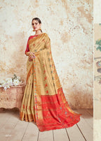 Shangrila Nidhi Silk Soft Crystal Silk Saree Catalog Collection