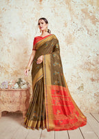 Shangrila Nidhi Silk Soft Crystal Silk Saree Catalog Collection