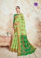 Shangrila Nidhi Silk Soft Crystal Silk Saree Catalog Collection