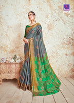 Shangrila Nidhi Silk Soft Crystal Silk Saree Catalog Collection