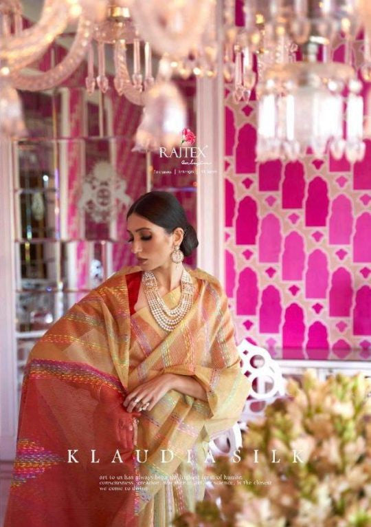 Rajtex Klaudia Silk Saree Catalog Collection