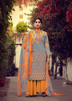 Jannat Summer Semi Lawn Cottn Dress Material Catalog