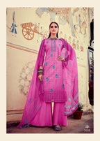 Jannat Summer Semi Lawn Cottn Dress Material Catalog