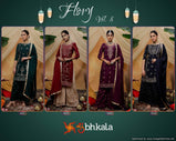 Shubhkala Flory Vol-8 Chinnon Festival Wear Designer Suits Catalog