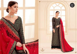 RSF Swag Vol-3 Silk Jacquard Plazzo Style Suits Catalog