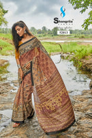 Shangrila Rashmi Satin Georgette Digital Print Saree Catalog