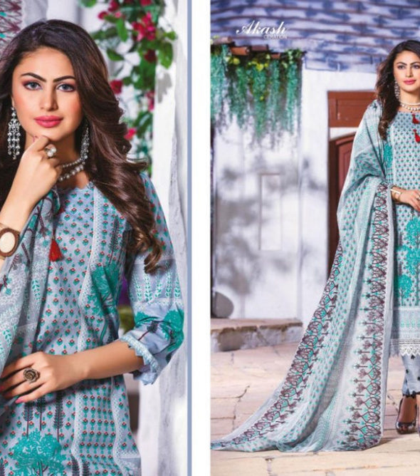 Akash Creation Noor E Sabnam Vol-6 Karachi Cotton Suits Catalog