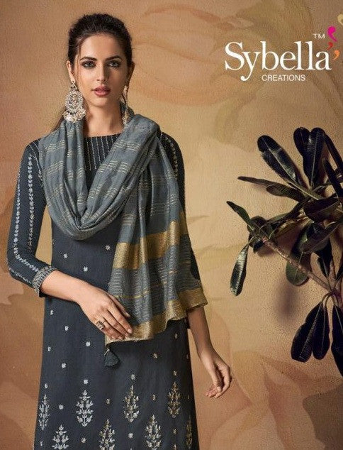 Sybella Siphora 2101-2106 Series Viscose Banarasi Suits Catalog