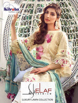 Kilruba Elaf Premium Luxury Lawn Collection Pakistani Style Suits Catalog