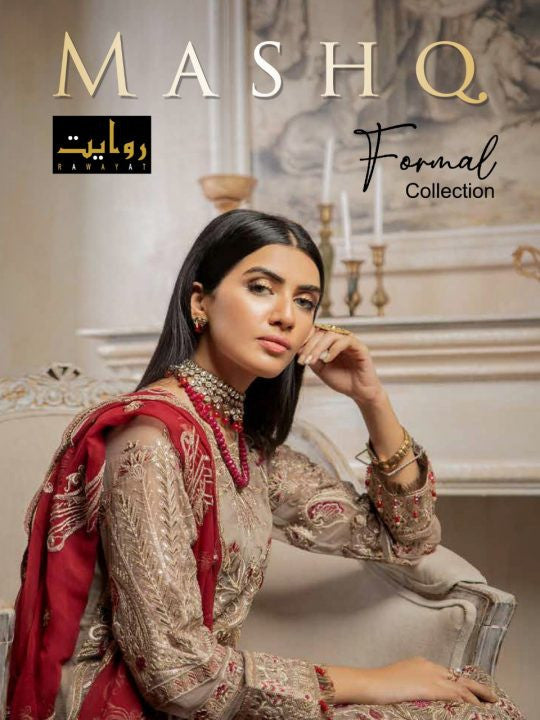 Rawayat Mashq Formal Collection Pakistani Style Suits Catalog