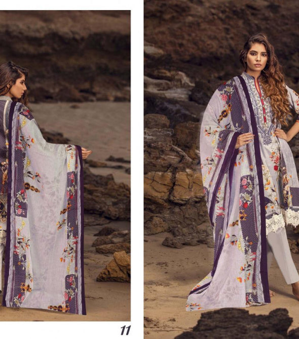 Emaan Adeel Vol-2 Lawn Collection With Mal Mal Dupatta Suits Catalog