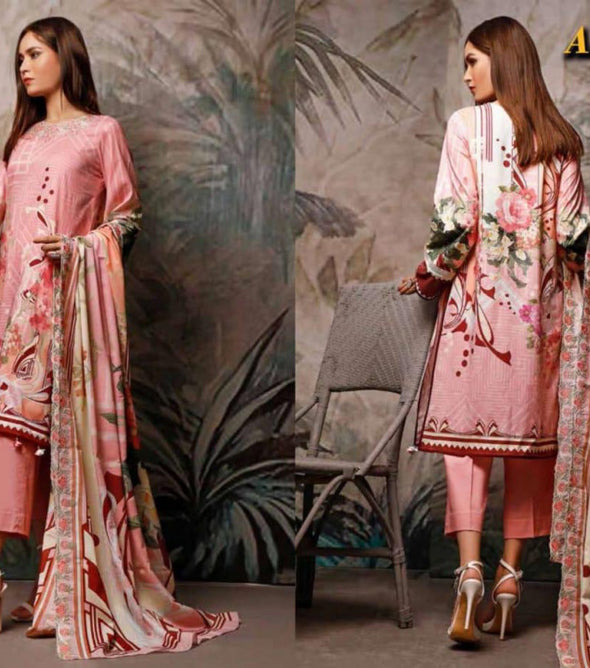 Agha Noor Luxuriya Lawn Cotton Pakistani Print Salwar Suits Catalog