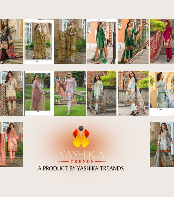 Yashika Bin Saeed Mahnoor Vol-1 Lawn Cotton Pakistani Suits Catalog