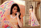 Siyu Albeli Nalli Boader Kora chex Saree Catalog Collection