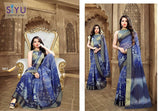 Siyu Albeli Nalli Boader Kora chex Saree Catalog Collection