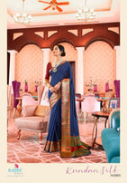 Rajtex Kundan Silk Vol-3 Handloom Weaving Silk Saree Catalog