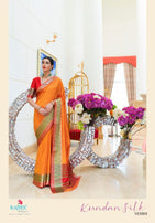 Rajtex Kundan Silk Vol-3 Handloom Weaving Silk Saree Catalog