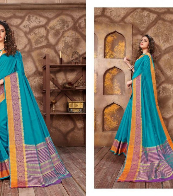 Saroj Choklet Cotton Silk Saree Catalog Collection