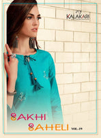 Kalakari Nx Sakhi Saheli Vol-19 Kurti With Bottom Pair Catalog