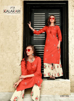 Kalakari Nx Sakhi Saheli Vol-19 Kurti With Bottom Pair Catalog