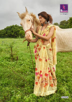 Shangrila New Kanchana Cotton Vol-23 Linen Cotton Saree Catalog