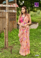 Shangrila New Kanchana Cotton Vol-23 Linen Cotton Saree Catalog