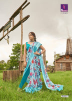 Shangrila New Kanchana Cotton Vol-23 Linen Cotton Saree Catalog