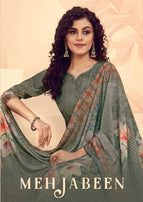 Tunic House Mehjabeen Velvet Digital Print With Diamond Work Suits Catalog