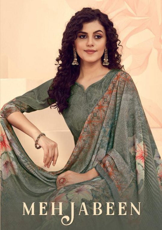 Tunic House Mehjabeen Velvet Digital Print With Diamond Work Suits Catalog