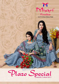 Mishri Creation Plazo Special Karachi Cotton Vol-3 Printed Cotton Suits Catalog