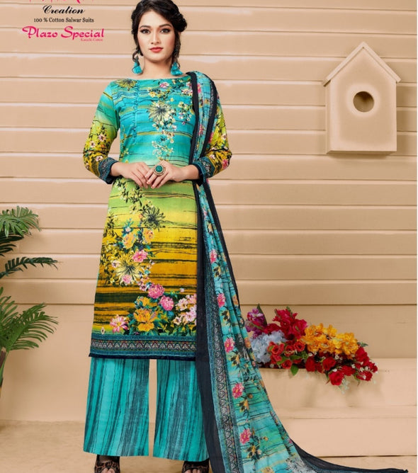 Mishri Creation Plazo Special Karachi Cotton Vol-3 Printed Cotton Suits Catalog