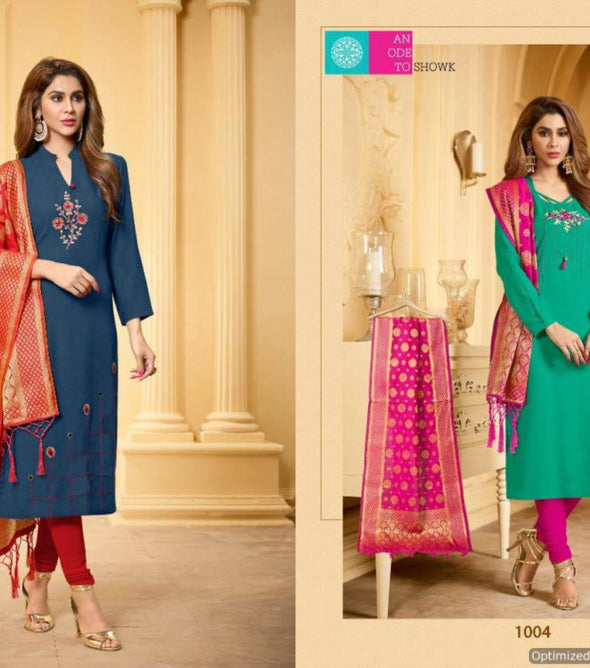 AVC Kanchipuram Stall Heavy Cotton Slub Suits Catalog Collection