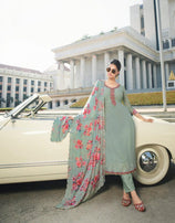 Glossy Simar Saira Stragiht Salwar Suits Catalog Collection