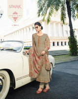 Glossy Simar Saira Stragiht Salwar Suits Catalog Collection