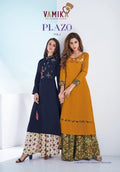 Arihant Vamika Plazo Vol-3 Kurti With Bottom Pair Catalog Collection