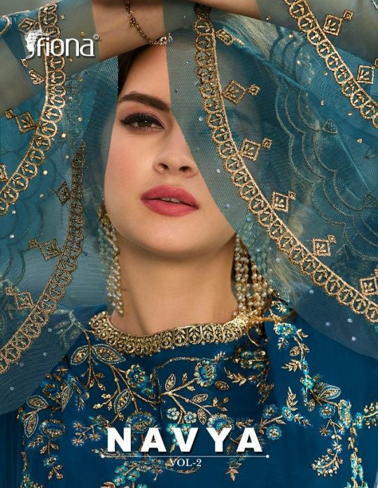 Fiona Navya Vol-2 Georgette With Designer Work Salwar Suits Catalog