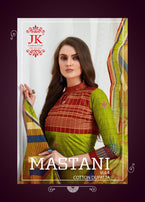 JK Mastani Vol-4 Cotton Dupatta Printed Suits Catalog Collection